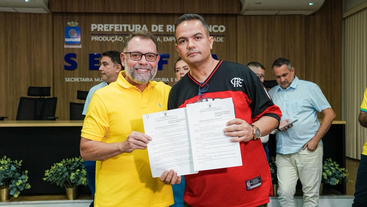 Foto de Alysson Bestene e Leôncio Castro