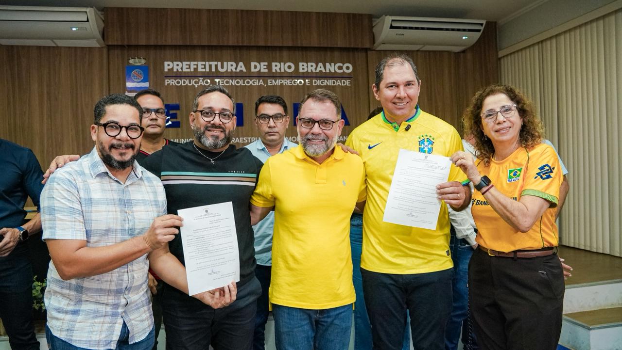 Foto da sanção de Leis