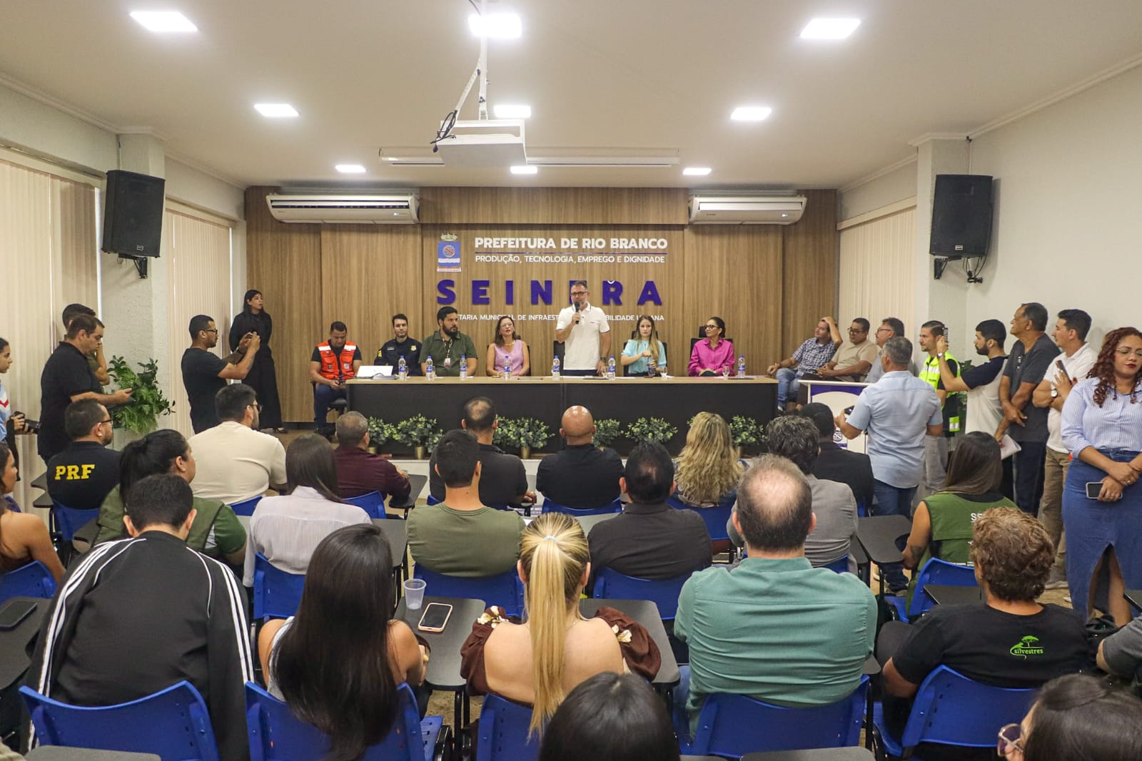 Foto da abertura da Semana do Meio Ambiente
