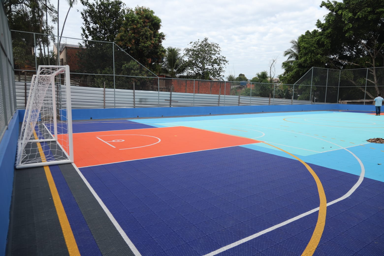 Vistoria obra de quadra Doca Furtado 13