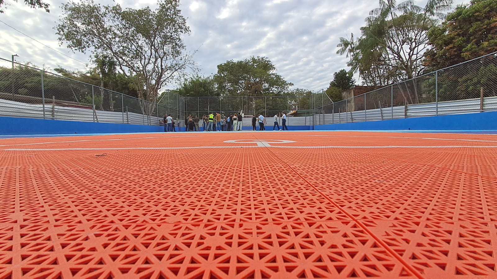 Vistoria obra de quadra Doca Furtado 24