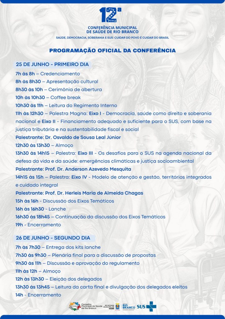 Prefeitura de Rio Branco abre inscrições para a 12ª Conferência Municipal de Saúde 4 WhatsApp Image 2026 06 16 at 12.17.37 1