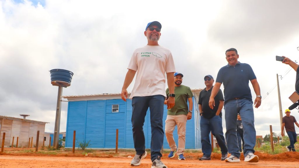 Prefeito de Rio Branco acompanha avanços em obras de habitação e infraestrutura em Rio Branco 2 agenda prefeiro casas e pavimentacao Fotos Marcos Araujo 5 e1781989809964