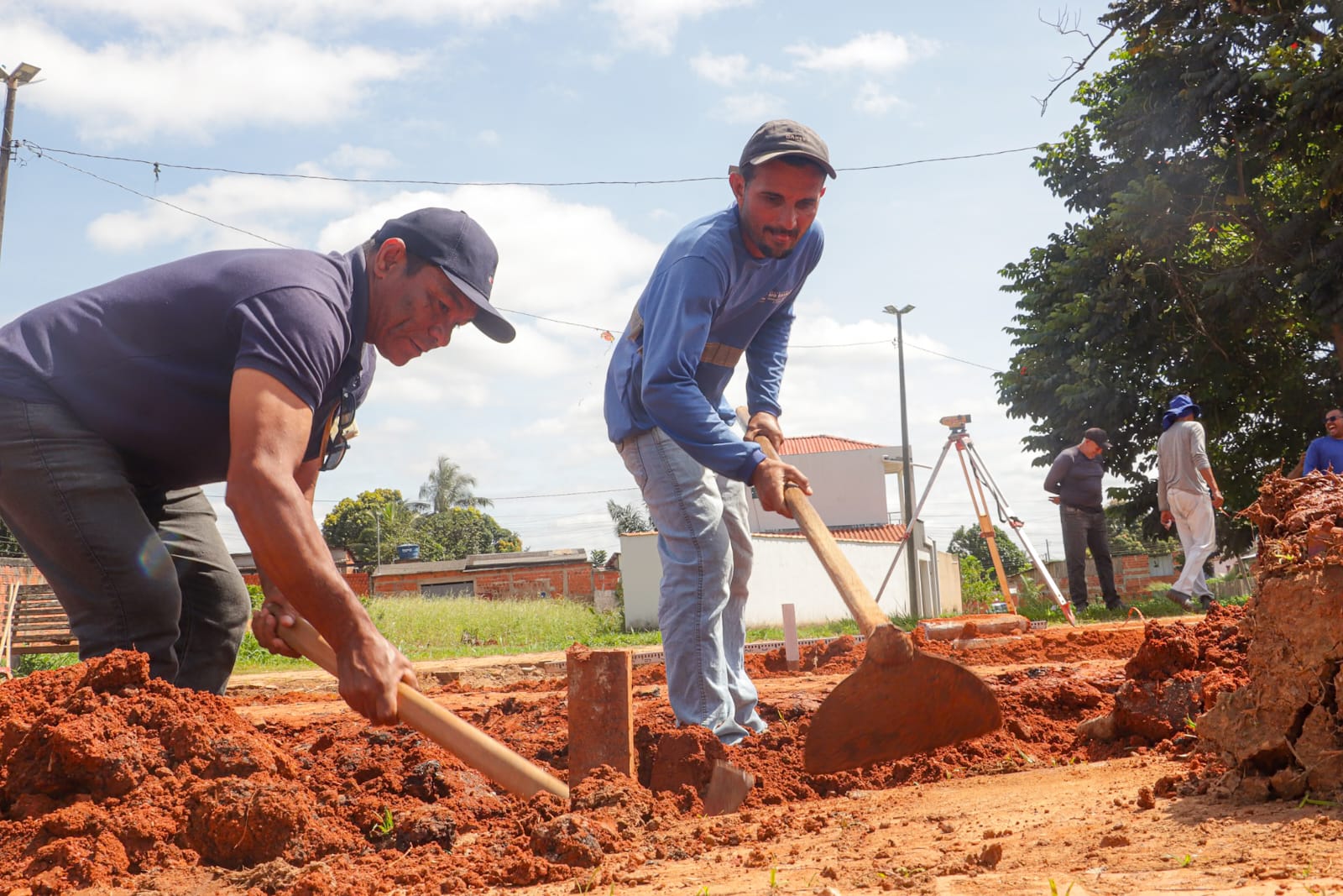 Foto de trabalho nas ruas