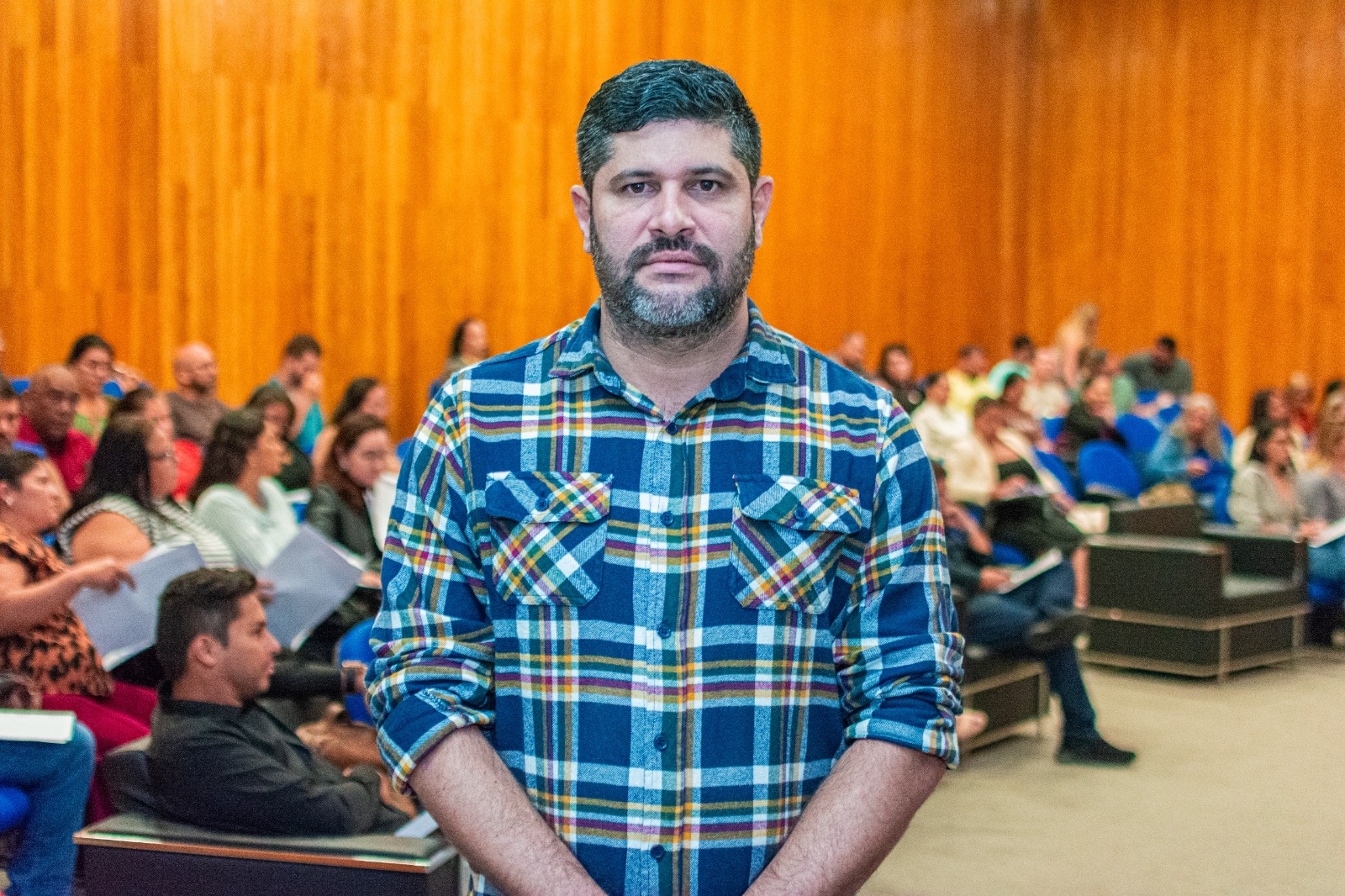 “Agora, avançamos para o segundo semestre com novos indicadores, que são de grande importância para o fortalecimento da Atenção Primária”, destacou o diretor.” (Foto: Átilas Moura/Secom)