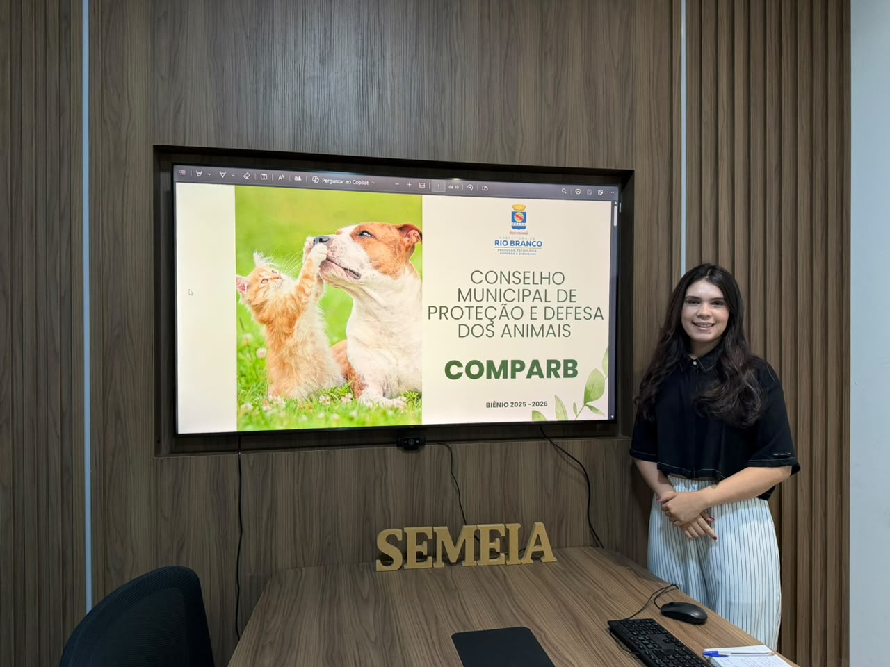 “O objetivo é discutir e encaminhar ações para fortalecer a proteção e o bem-estar animal em Rio Branco”, disse. (Foto: Lucas Brito/Secom)