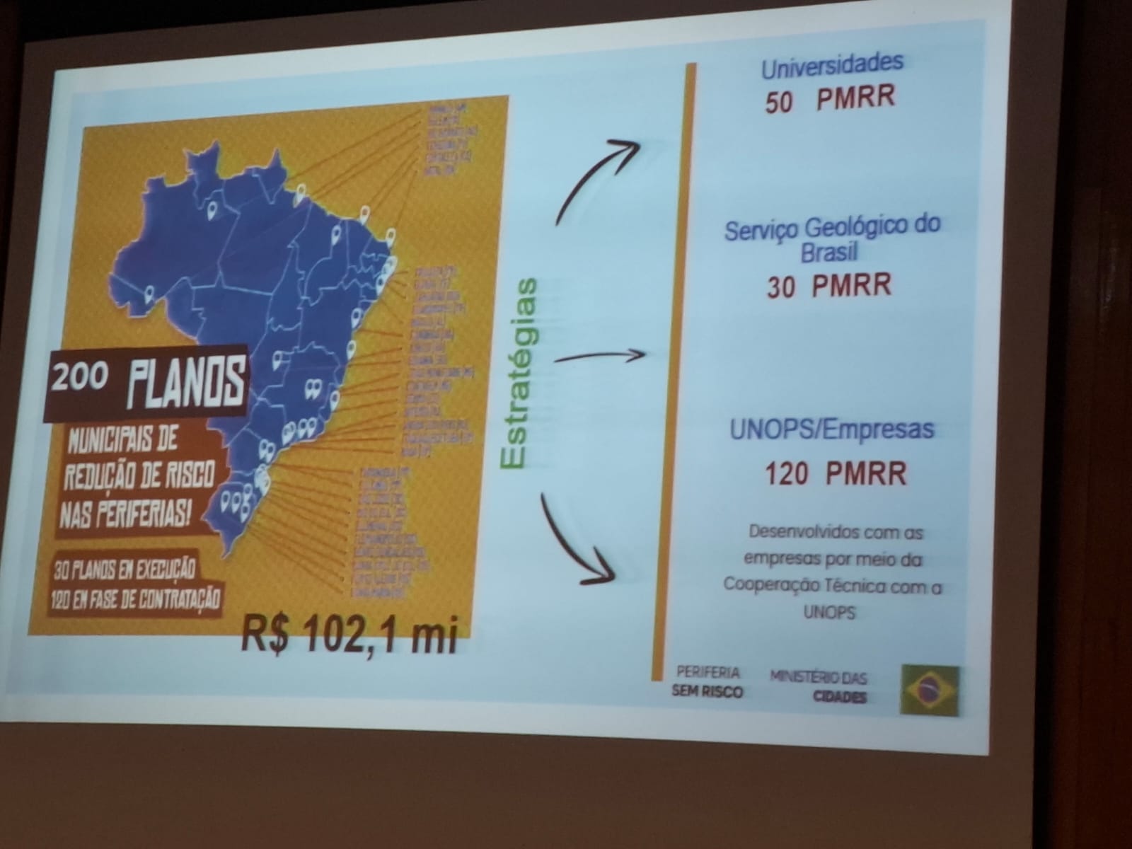 Foram apresentados estudos sobre o relevo, os solos e as áreas de risco que vão orientar ações de prevenção e proteção da população. (Foto: Kátia Farias/Secom)