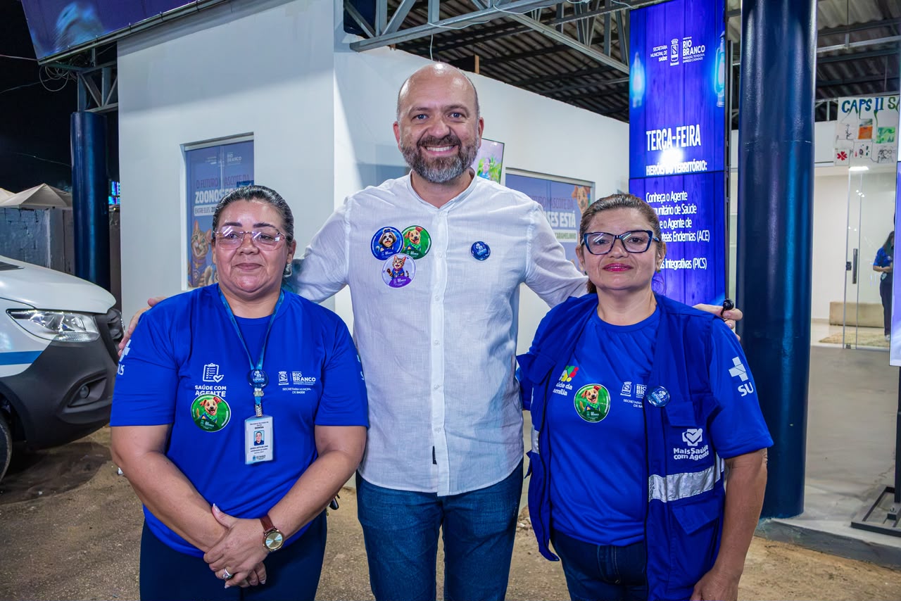 “Os agentes de saúde têm papel essencial na prevenção de doenças, na orientação das famílias e no fortalecimento do cuidado com a população. A Expoacre também é uma oportunidade de valorizar esse trabalho”, afirmou Rennan. (Foto: Átilas Moura/Secom)