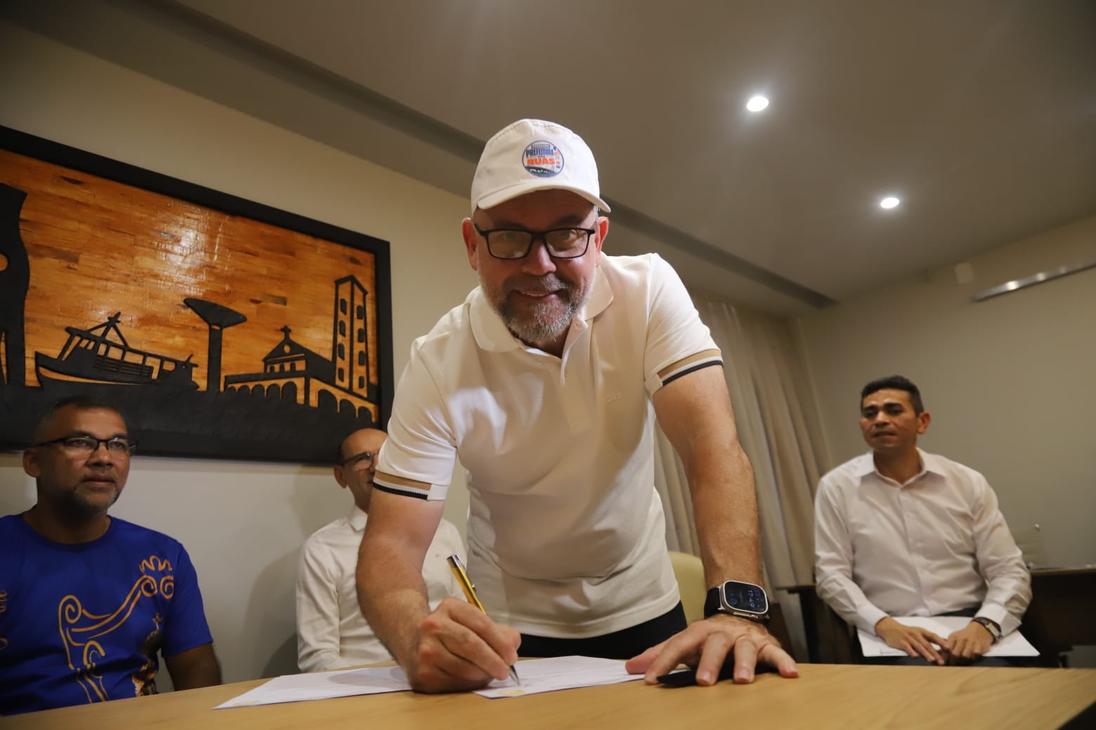 Círio de Nazaré contará com apoio da Prefeitura de Rio Branco 5 REUNIAO CIRIOVF05.08 2
