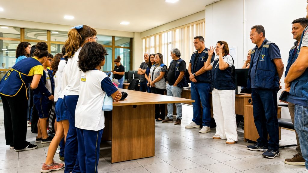 Alunos da New Solar School conhecem estrutura e serviços da Prefeitura de Rio Branco durante visita à Seinfra 6 WhatsApp Image 2026 08 21 at 14.38.18 e1787341159825