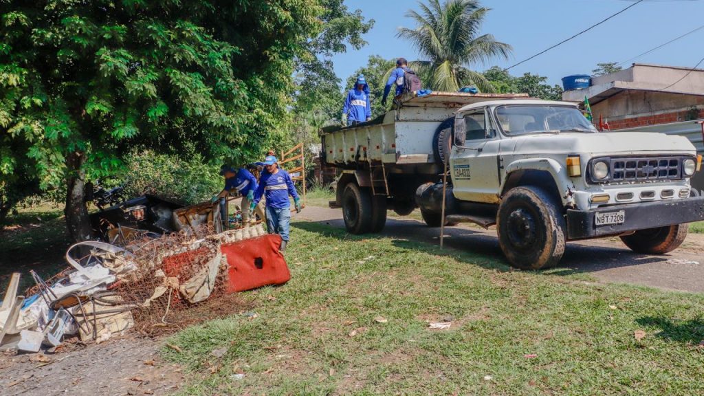 Cuidar Rio Branco retira mais de 70 toneladas de lixo e entulhos dos igarapés Batista e São Francisco 9 0 toneladas de lixo 8 e1790277195488