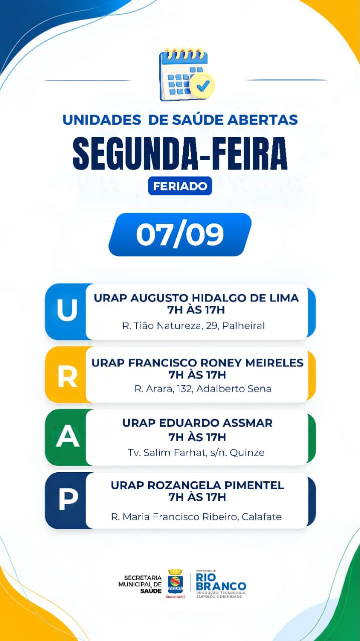 (Foto: Card informativo/Secom)