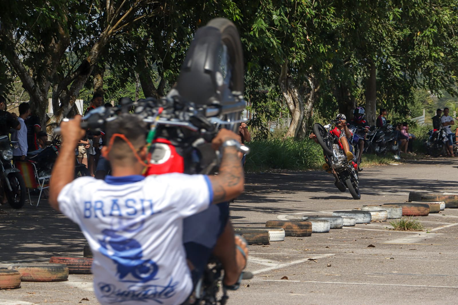 A 6ª edição do Moto Fest acontece na Arena Race, reunindo motociclistas e o público em uma programação de esporte e entretenimento. (Foto: Marcos Araújo/Secom)