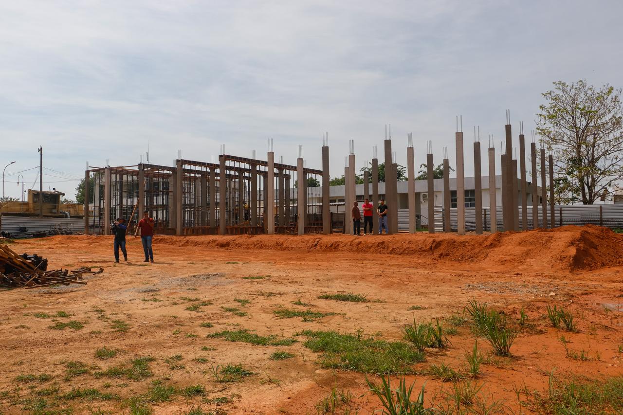 Obras de modernizacao da ETA II 11