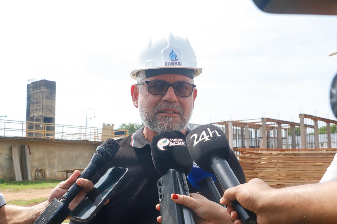 Obras de modernizacao da ETA II 6
