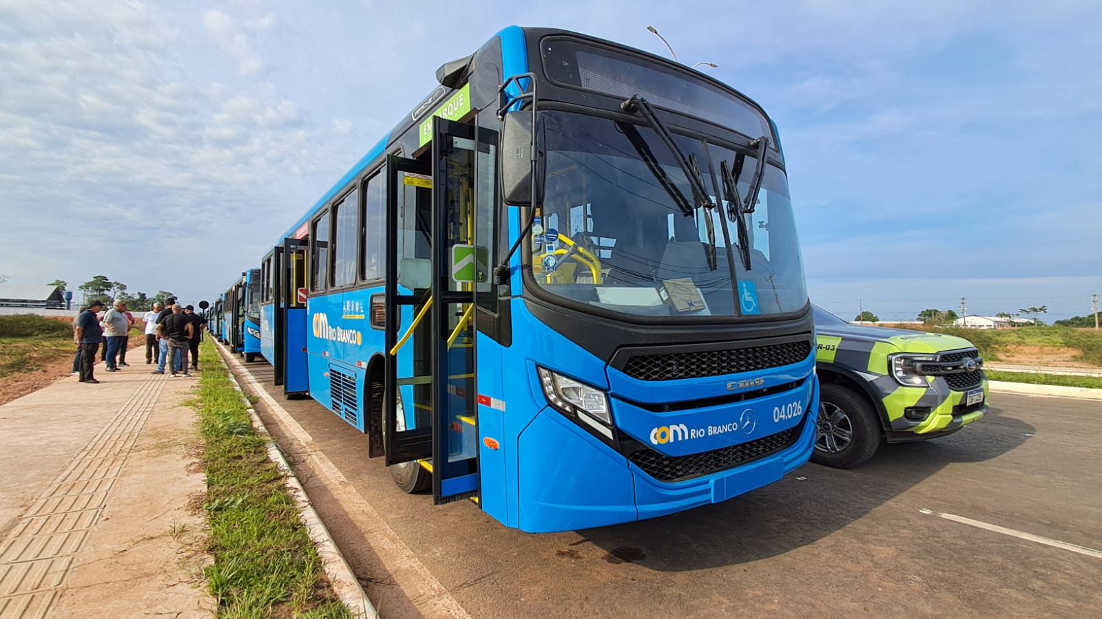 Rio Branco recebe nova frota de onibus zero quilometro 6