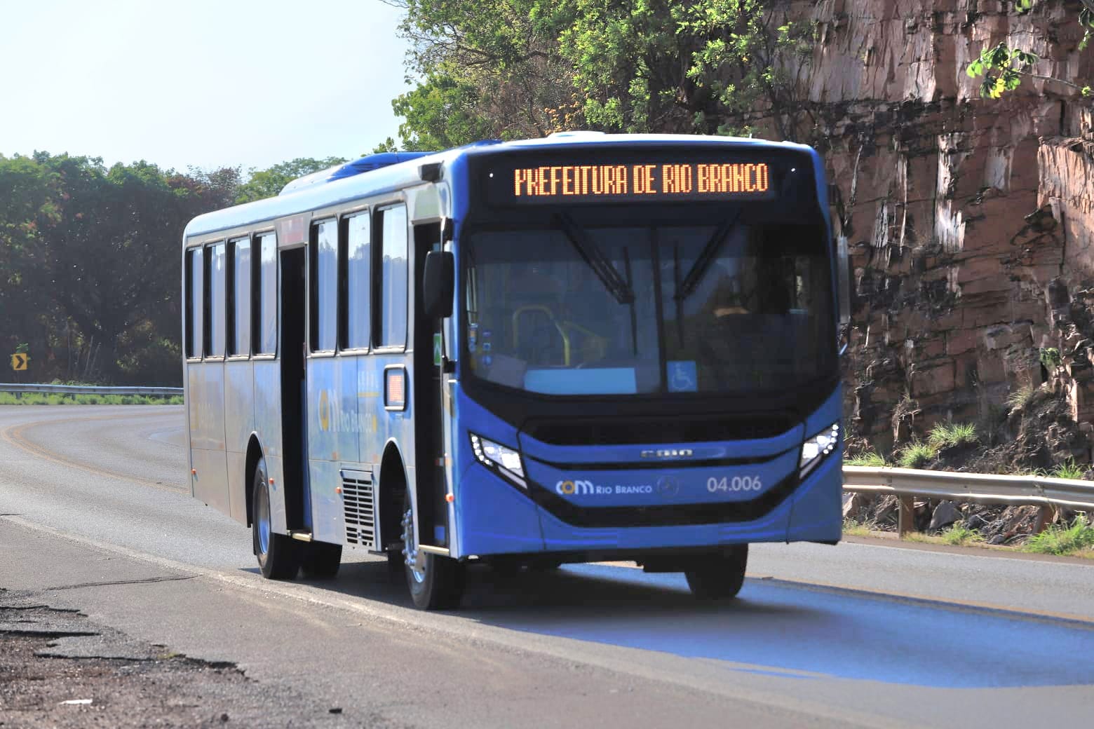 A renovação da frota representa uma nova fase para a mobilidade urbana de Rio Branco. (Foto: Val Fernandes/Secom)
