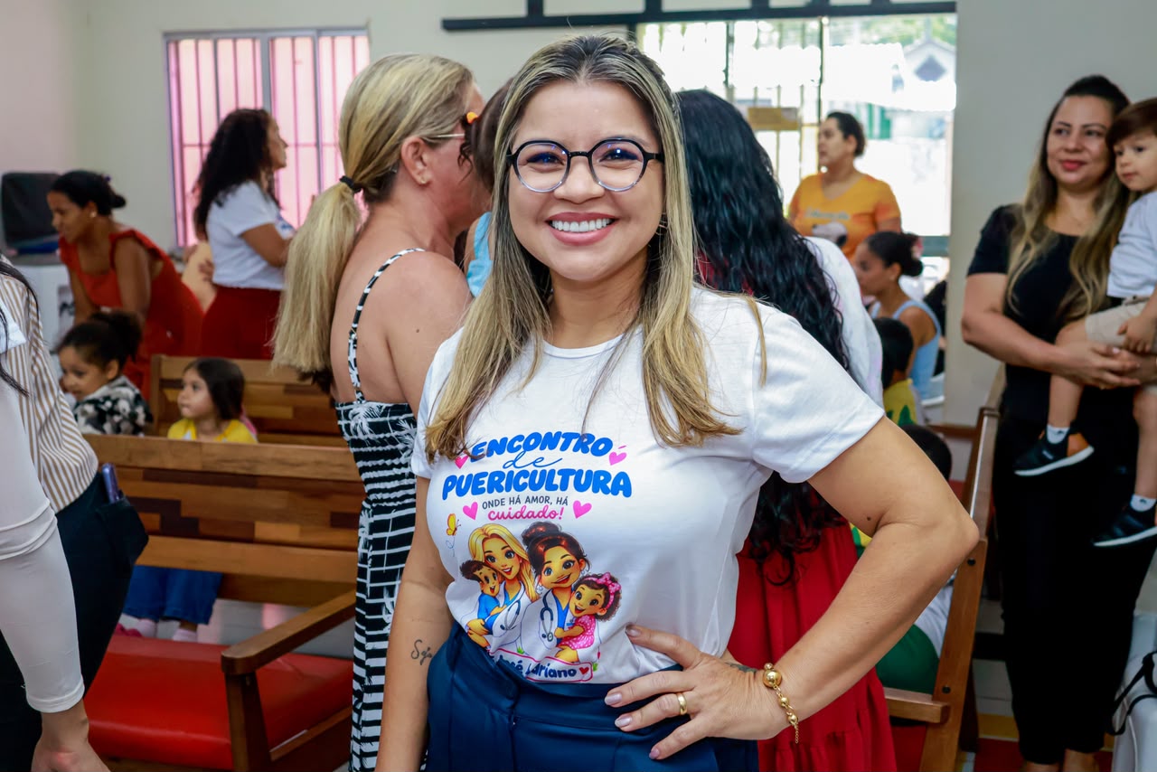 “A puericultura permite identificar precocemente possíveis alterações na saúde da criança e orientar os pais sobre cuidados, acolhimento e vínculo familiar”, destacou Isabel. (Foto: Átilas Moura/Secom)