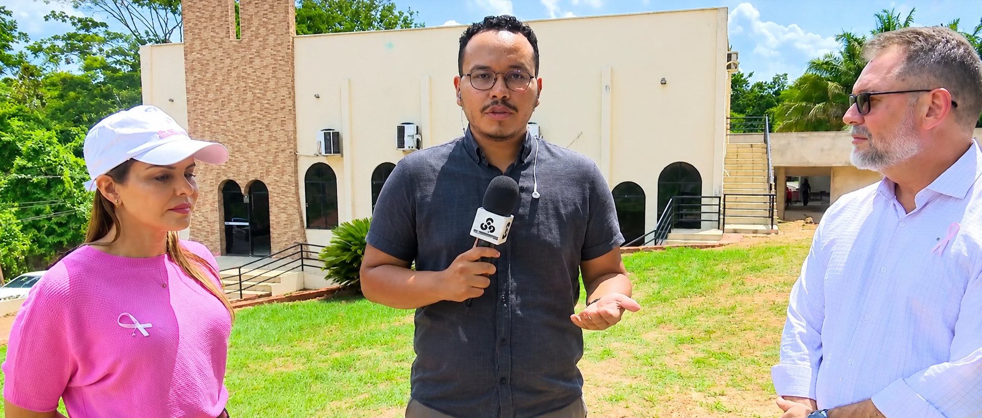 Entrevista Jornalistica em Meio a Natureza
