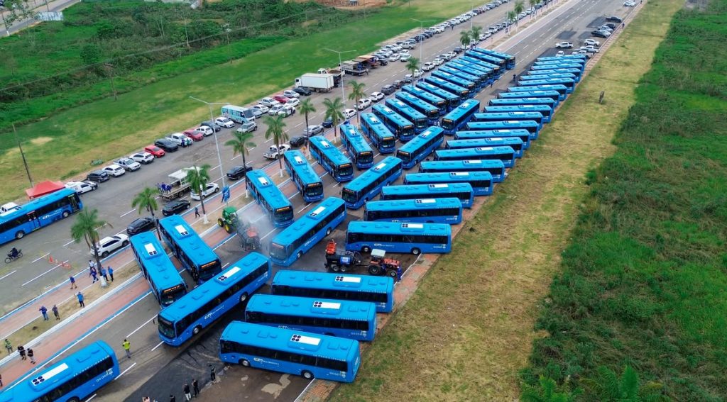 Prefeito de Rio Branco apresenta nova frota de ônibus e inicia nova fase no transporte coletivo de Rio Branco 1 Nova Frota de Onubus Samuel 4 e1790869763582