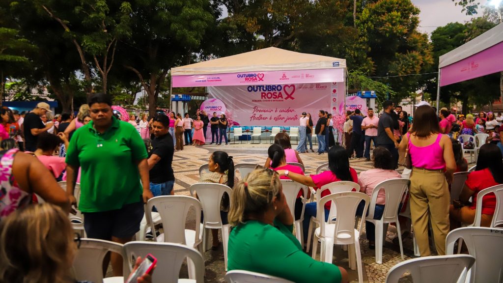 Prefeitura de Rio Branco lança campanha Outubro Rosa com ampla oferta de serviços gratuitos e programação durante todo o mês 5 Outubro Rosa Abertura Val 15 e1791553981253