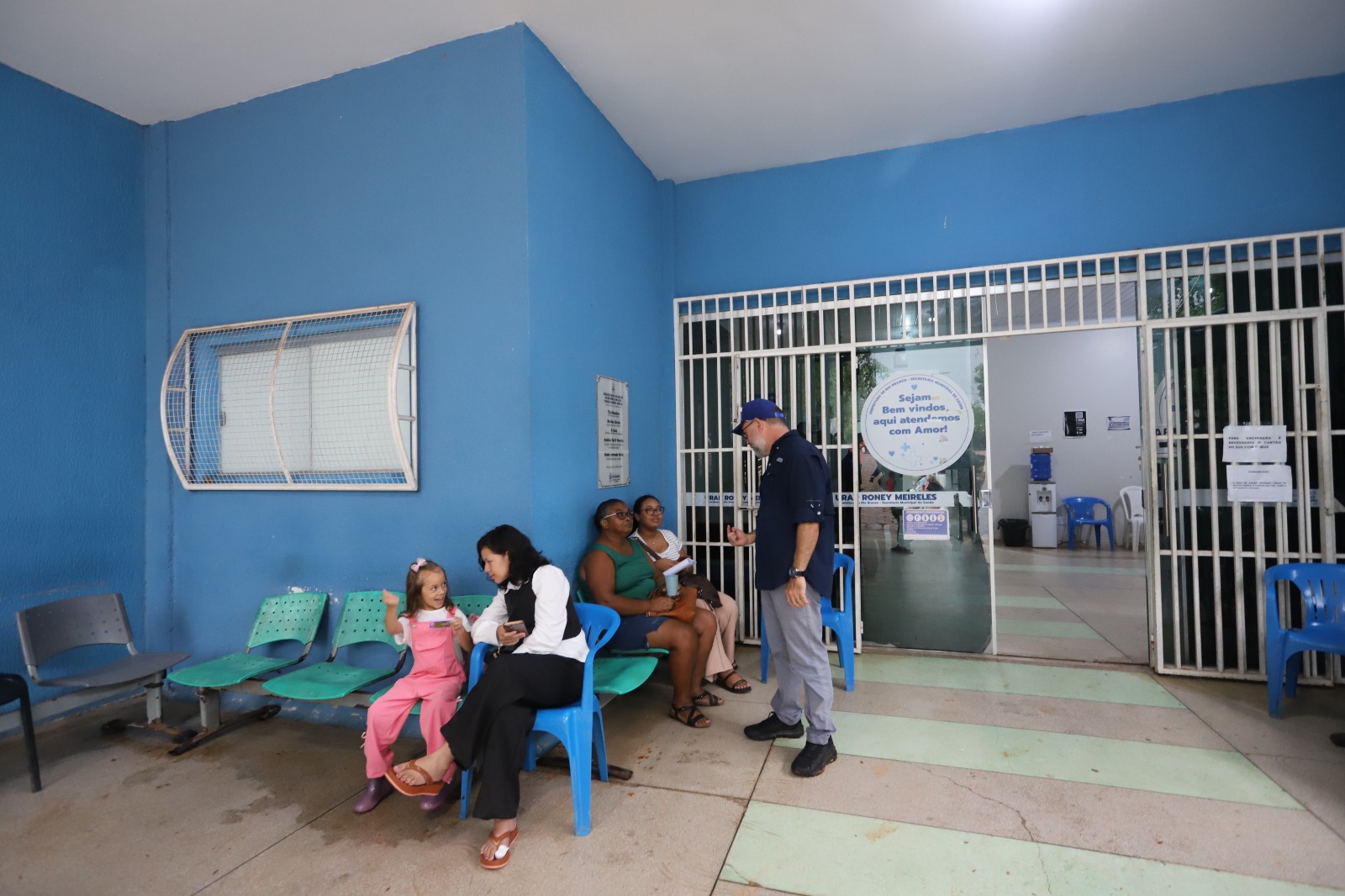 Vistoria da unidade de saude 11