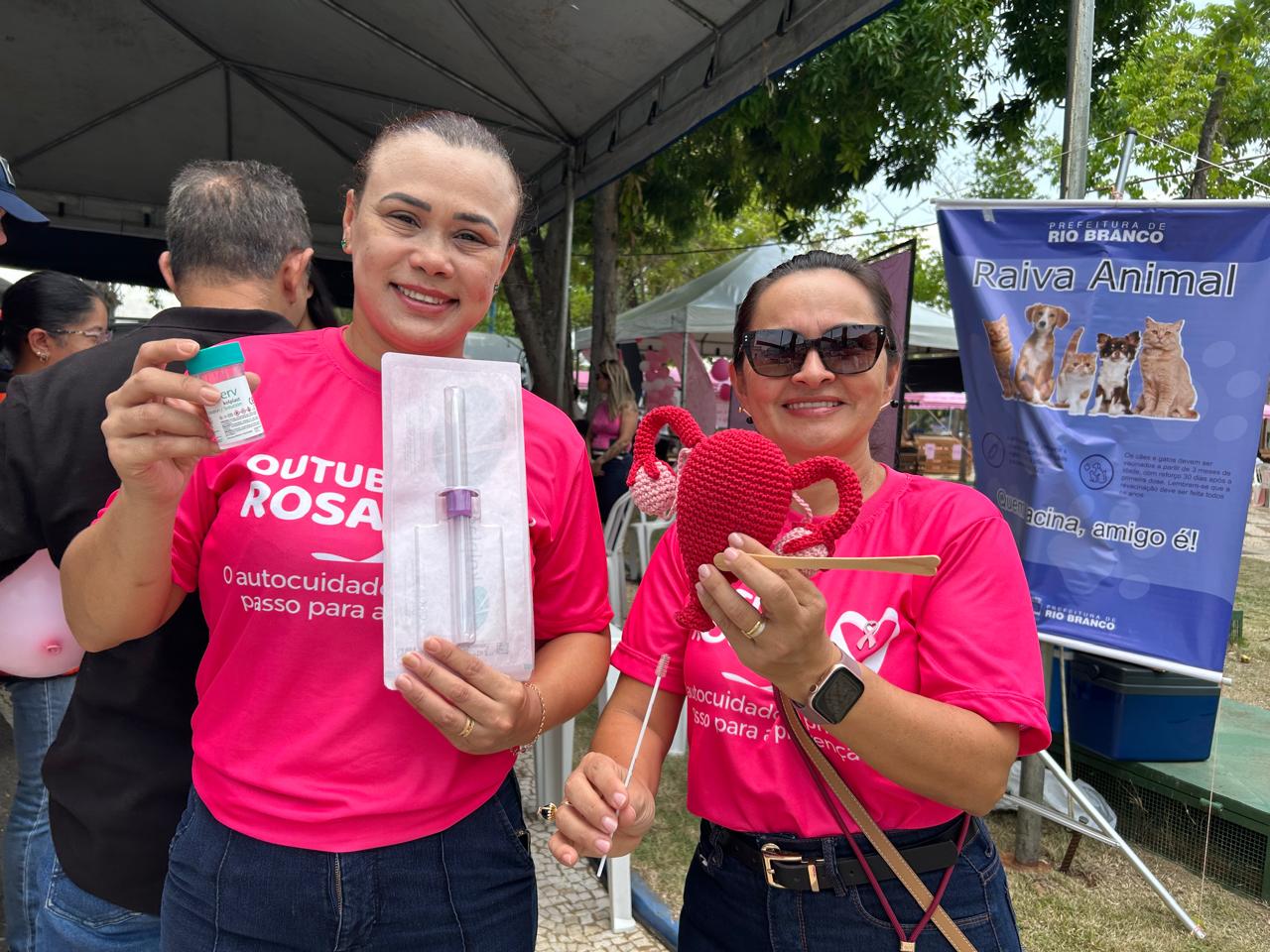 Prefeitura de Rio Branco inova na saúde da mulher com novo exame para detecção precoce do HPV e prevenção do câncer do colo do útero 3 semsa katia farias 2